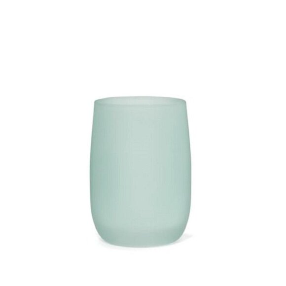 new Haven Eulo Frosted Glass Bathroom Accessory Tumbler in Jadeite Green color - Picture 1 of 3